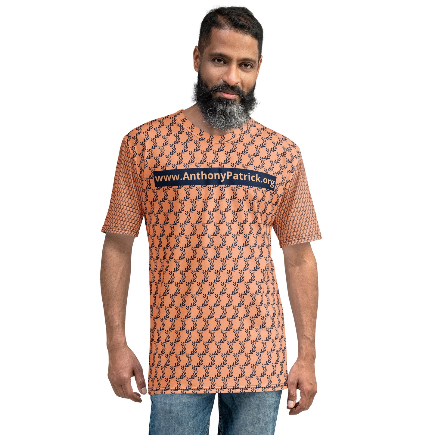 AnthonyPatrick.org Men's Performance DryFit Salmon T-shirt