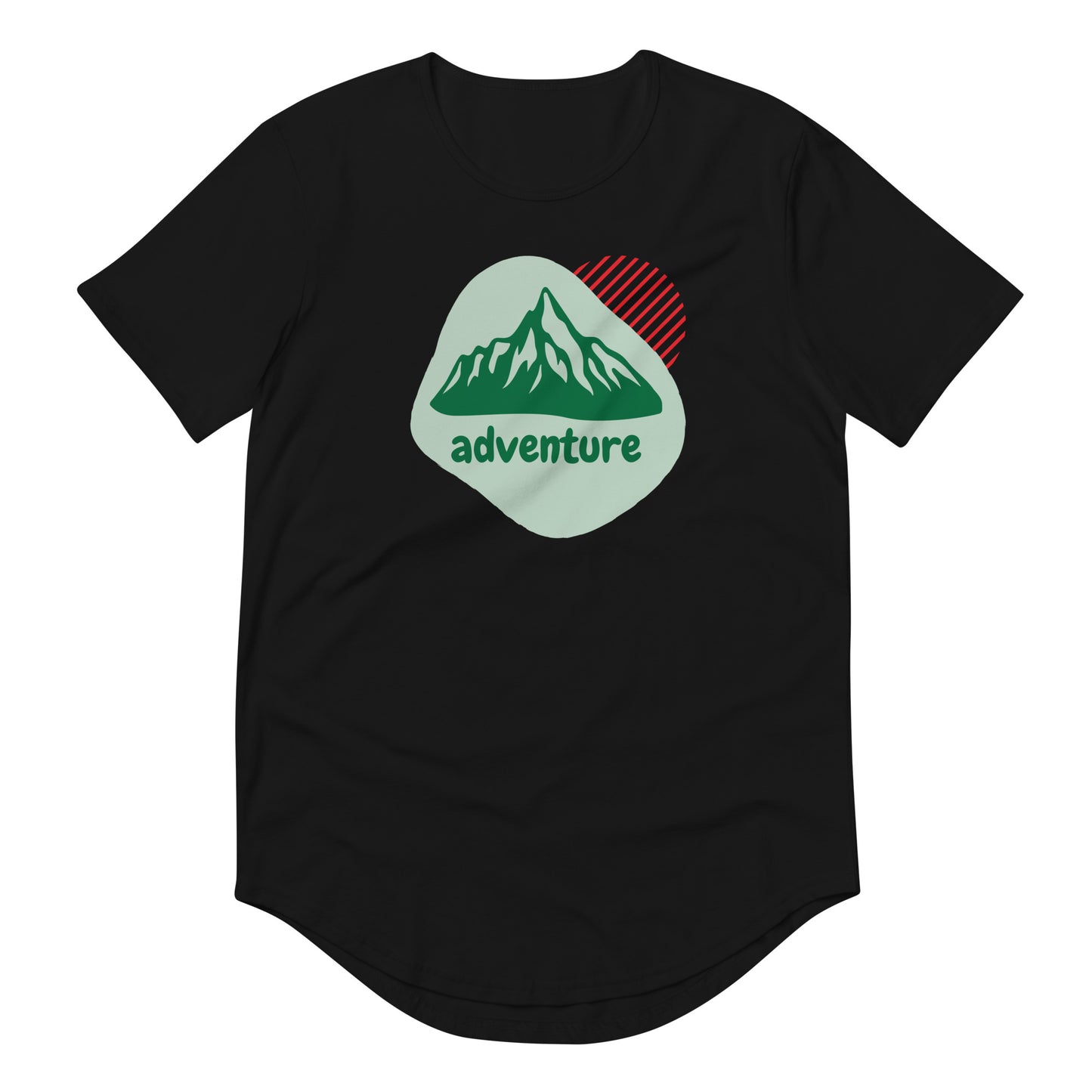 Adventure Men's Curved Hem T-Shirt