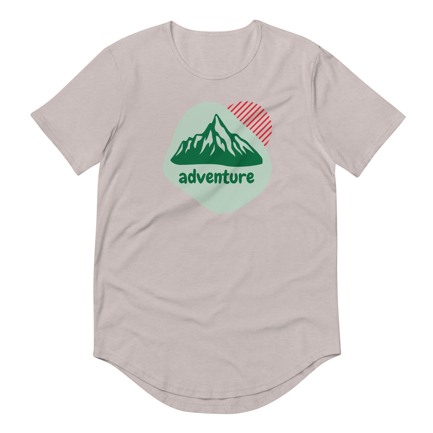 Adventure Men's Curved Hem T-Shirt