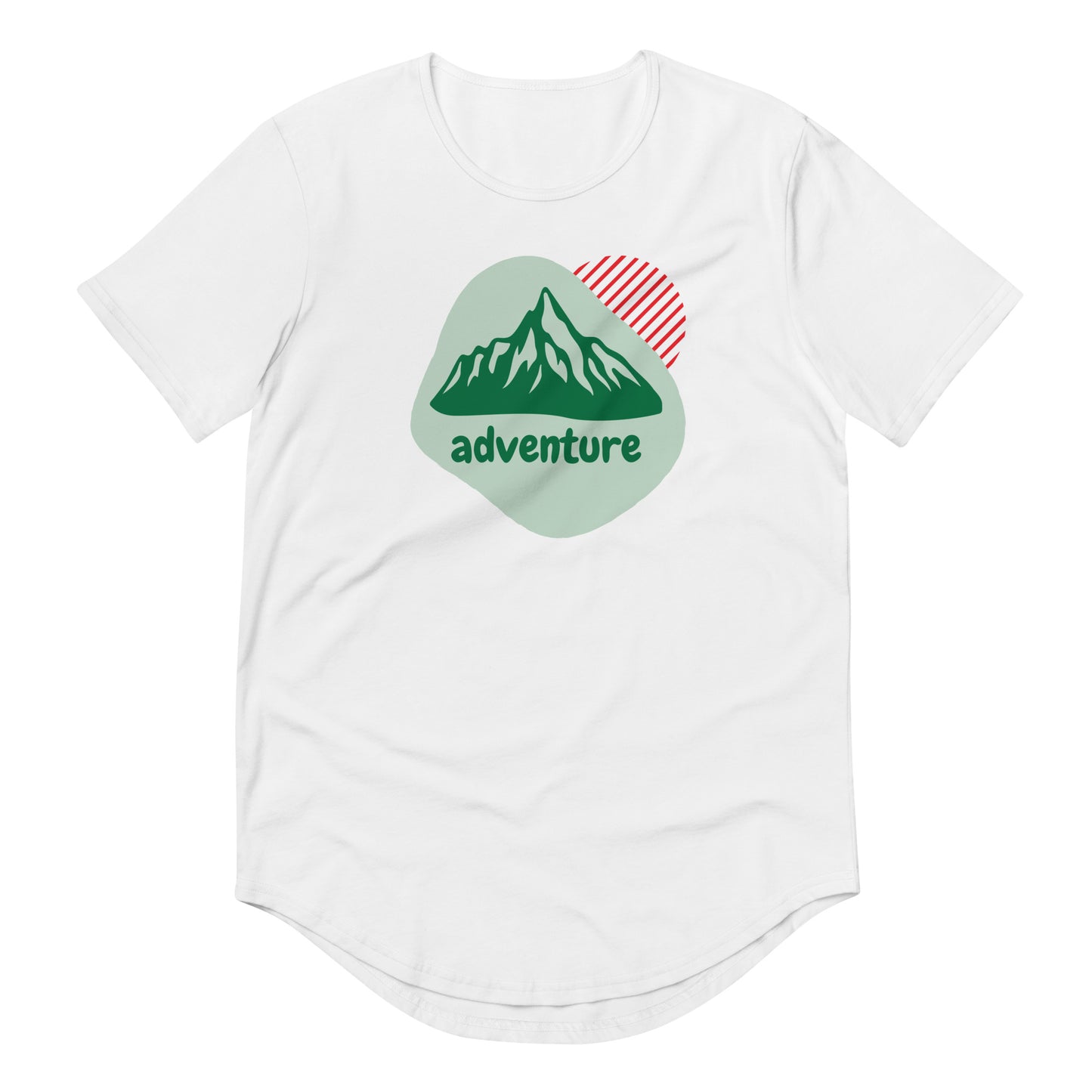 Adventure Men's Curved Hem T-Shirt